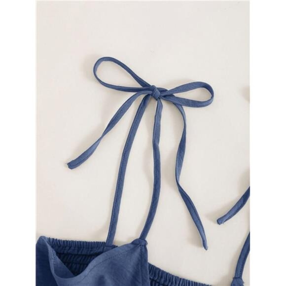 Blue Summer Romper - Picture 4 of 5